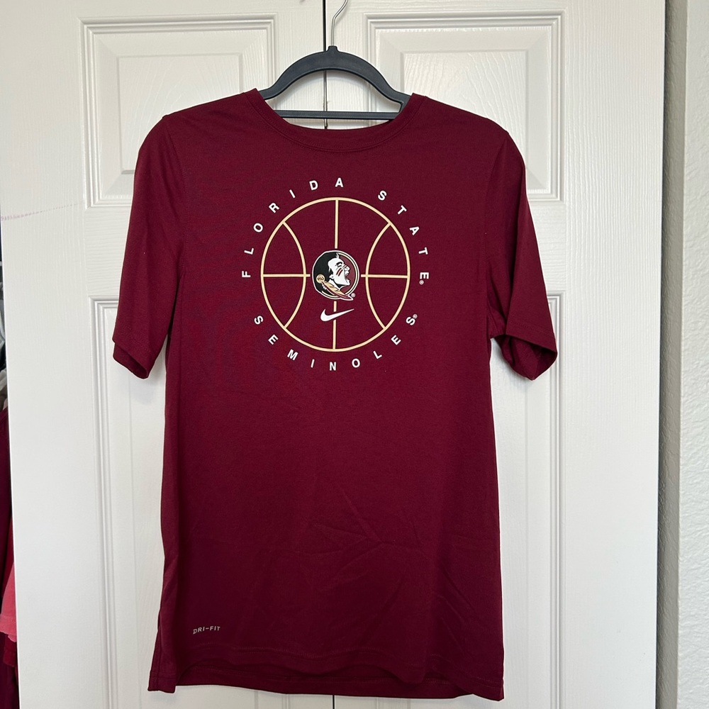 Kids Nike FSU Basketball Short Sleeve Tee